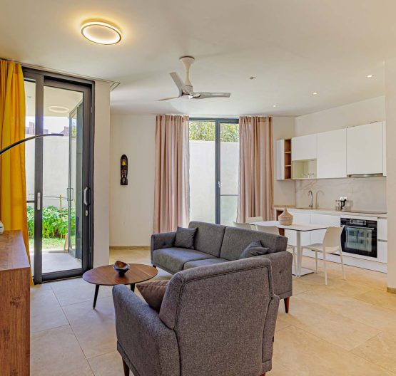 D2 Room InUs -The Edge-Living area Spacious Two Bedroom Apartment - D2 -The Edge Gambia